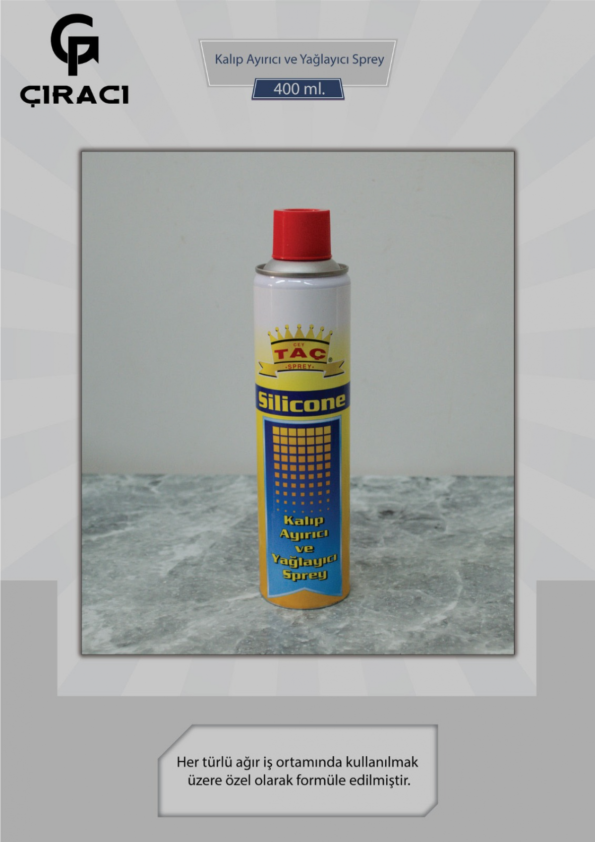 1- KALIP AYIRICI SLİKON SPREY 500ML *30