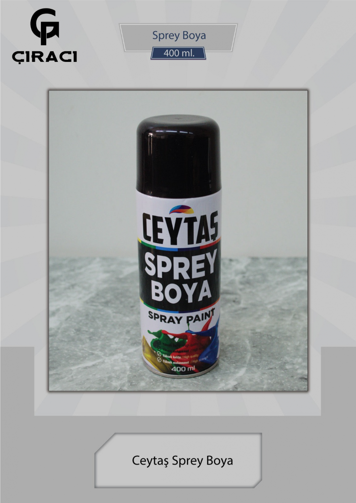 1- SPREY BOYA 400ML *20