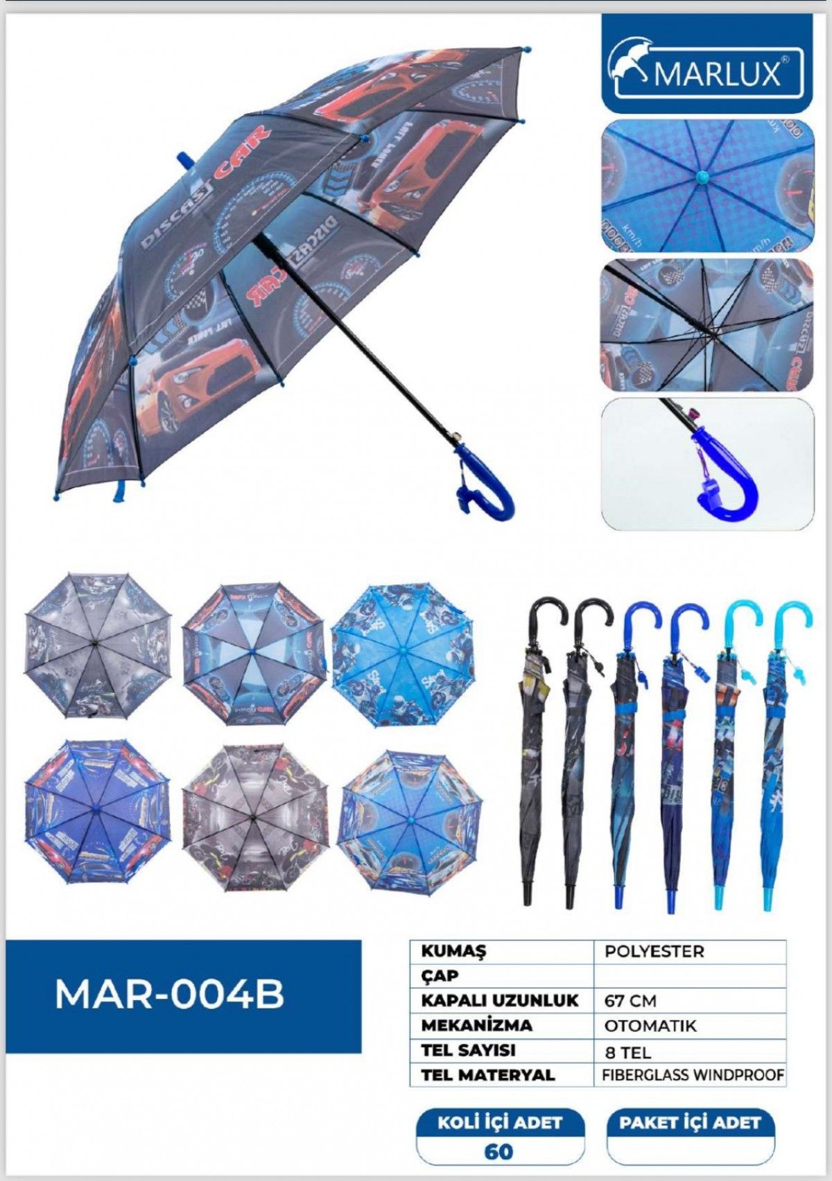 1.SINIF KALİTE BARDAKSIZ ÇOCUK RÜZGAR KORUMALI FİBER 8 TEL *60