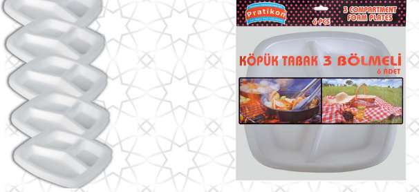 3 GÖZ KÖPÜK TABAK *48