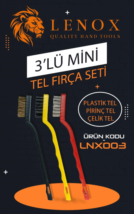 3 LÜ MİNİ TEL FIRÇA SETİ *240 3 LÜ MİNİ TEL FIRÇA SETİ *240