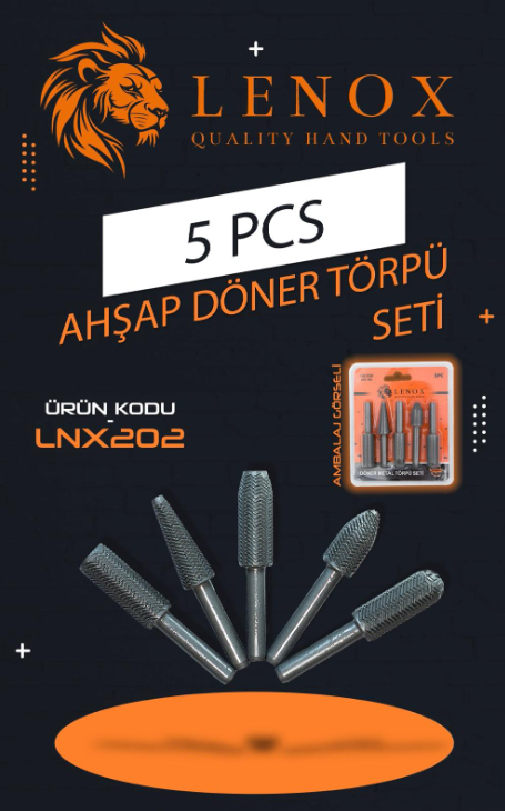 5 PCS AHŞAP DÖNER TÖRPÜ SETİ *100 5 PCS AHŞAP DÖNER TÖRPÜ SETİ *100