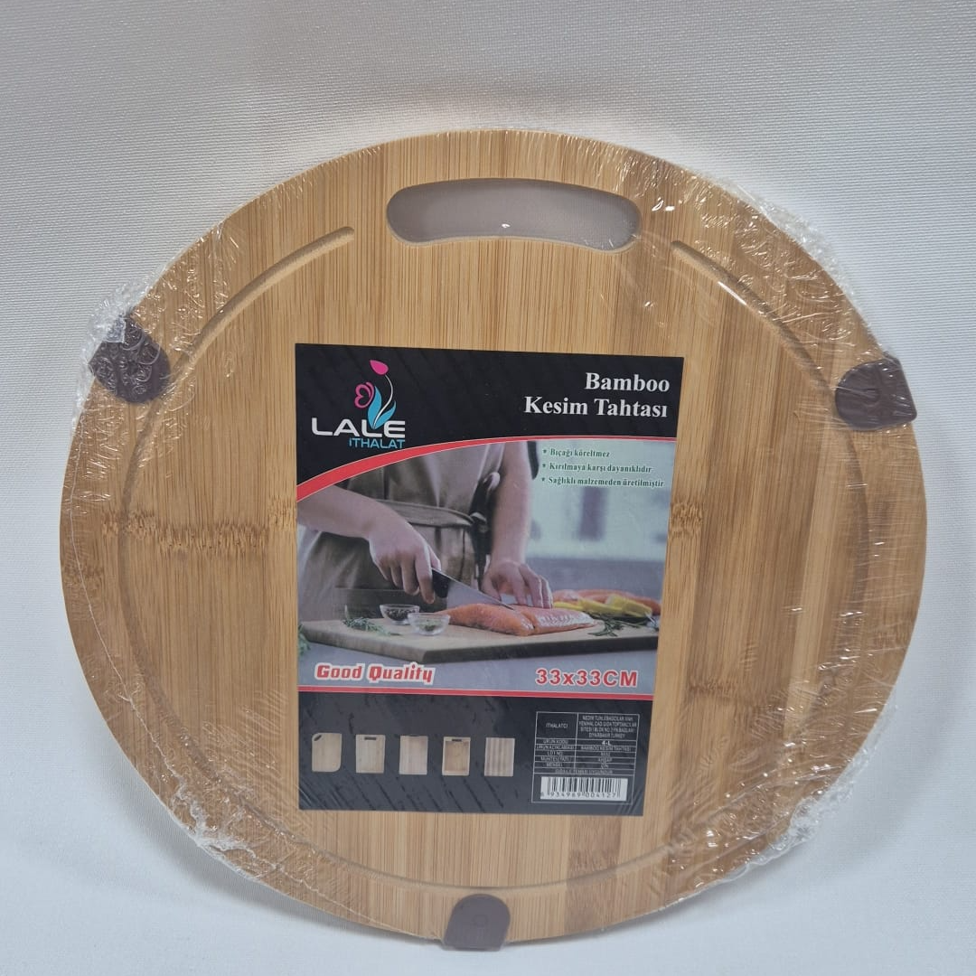 BAMBU YUVARLAK BÜYÜK KESİM PANOSU  *20