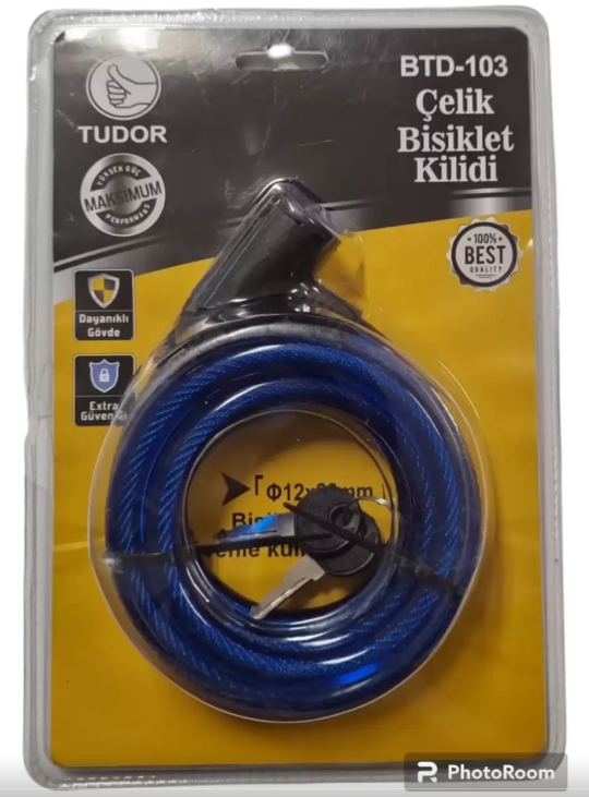 BİSİKLET KİLİDİ 150 CM VKM BTD-103 *60