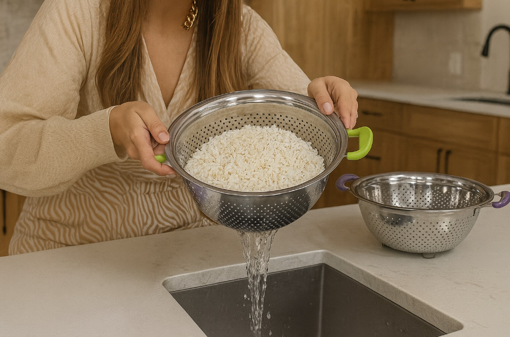 ÇELİK SÜZGEÇ KULPLU 26 CM *40