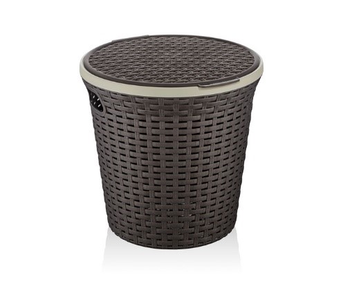 ÇOK AMAÇLI HASIRLI YUVARLAK SEPET (15 LT) *12