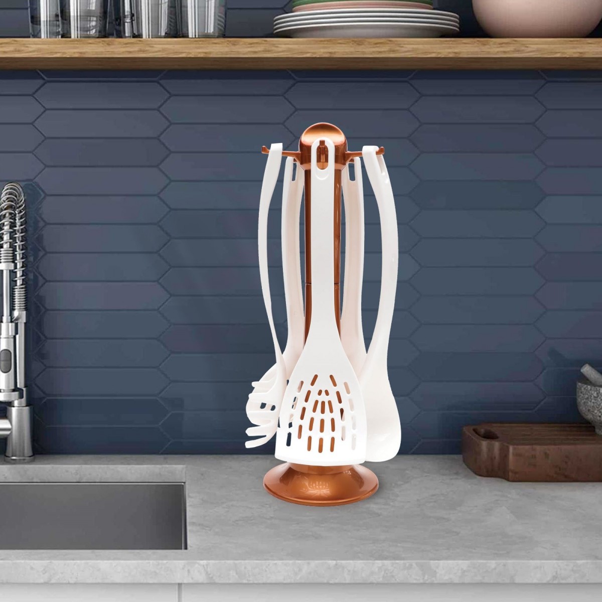 Carpe Servis Seti Standtlı 6 Parça  180 °(Ofset Kutu) *24