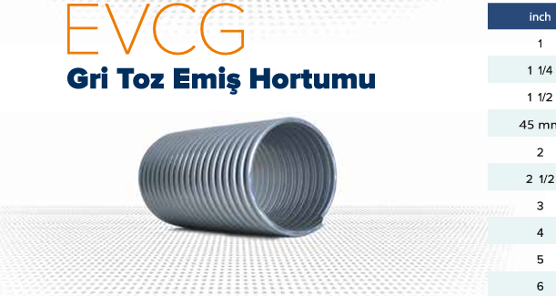 GRI TOZ EMIS HORTUMU 2 1/224 MT