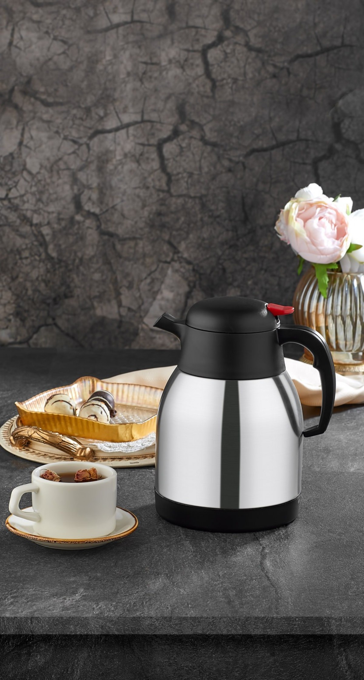 HORECA SERIES 1.5 LT  Stainless Steel Thermos 47x62x24.5 *12 pcs