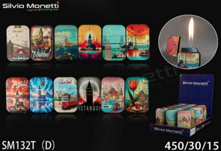 İSTANBUL DESENLİ ÇAKMAK *450 İSTANBUL DESENLİ ÇAKMAK *450