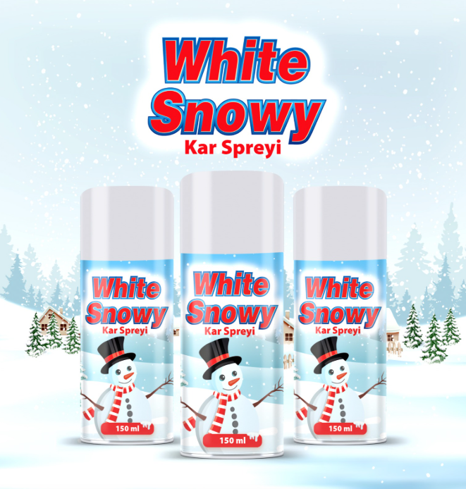 KAR SPREYİ WHİTE SNOWY 150 ML *36 KAR SPREYİ WHİTE SNOWY 150 ML *36