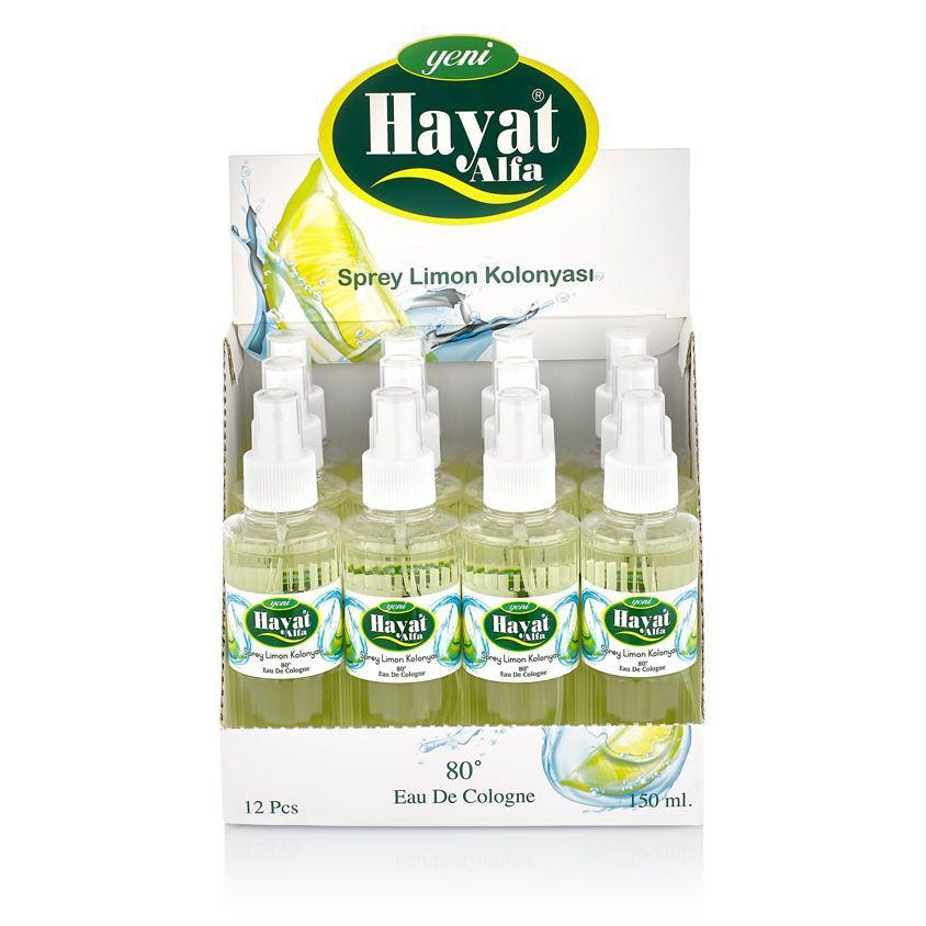 LİMON PET KOLONYASI SPREYLİ 150 CC *96