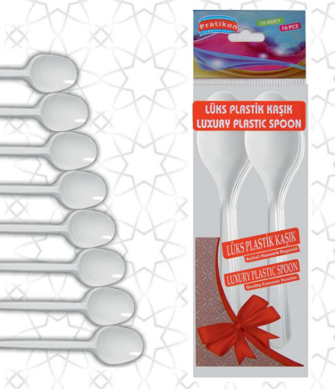 LÜKS PLASTİK KAŞIK *50