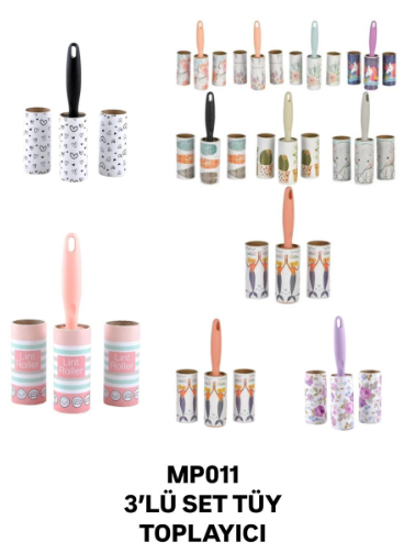 MP011 3 LÜ SET TÜY TOPLAYICI 60 YAPRAK *84