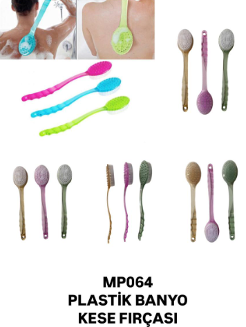 MP064 PLASTİK BANYO KESE FIRÇASI *144