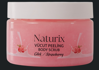 NATURİX BODY PEELING (BODY SCRUB) STRAWBERRY 250 ML *12