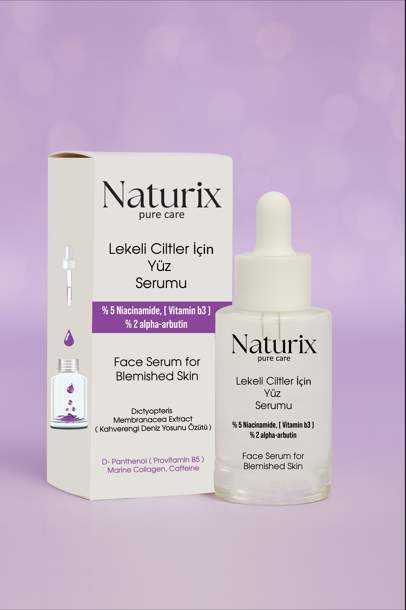 NATURİX LEKELİ CİLTLER İÇİN YÜZ SERUMU *12