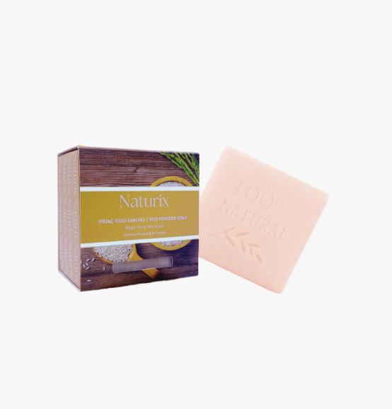 NATURİX PİRİNÇ TOZU SABUNU CİLT BEYAZLATICI KUTULU SABUN *24
