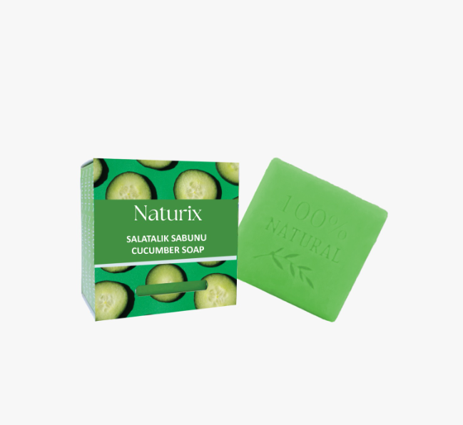 NATURİX SALATALIK SABUNU 125 GR KUTULU KARE *24