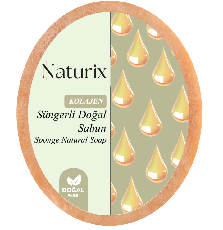 NATURIX SÜNGERLİ SABUN KOLAJEN - 150 GR *24
