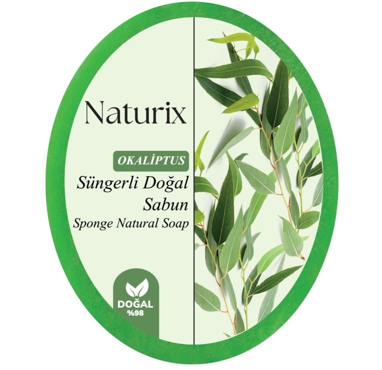 NATURIX SÜNGERLİ SABUN OKALİPTUS - 150 GR *24 NATURIX SÜNGERLİ SABUN OKALİPTUS - 150 GR *24