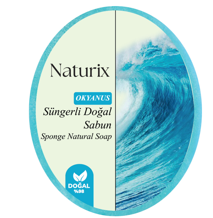 NATURIX SÜNGERLİ SABUN OKYANUS - 150 GR *24