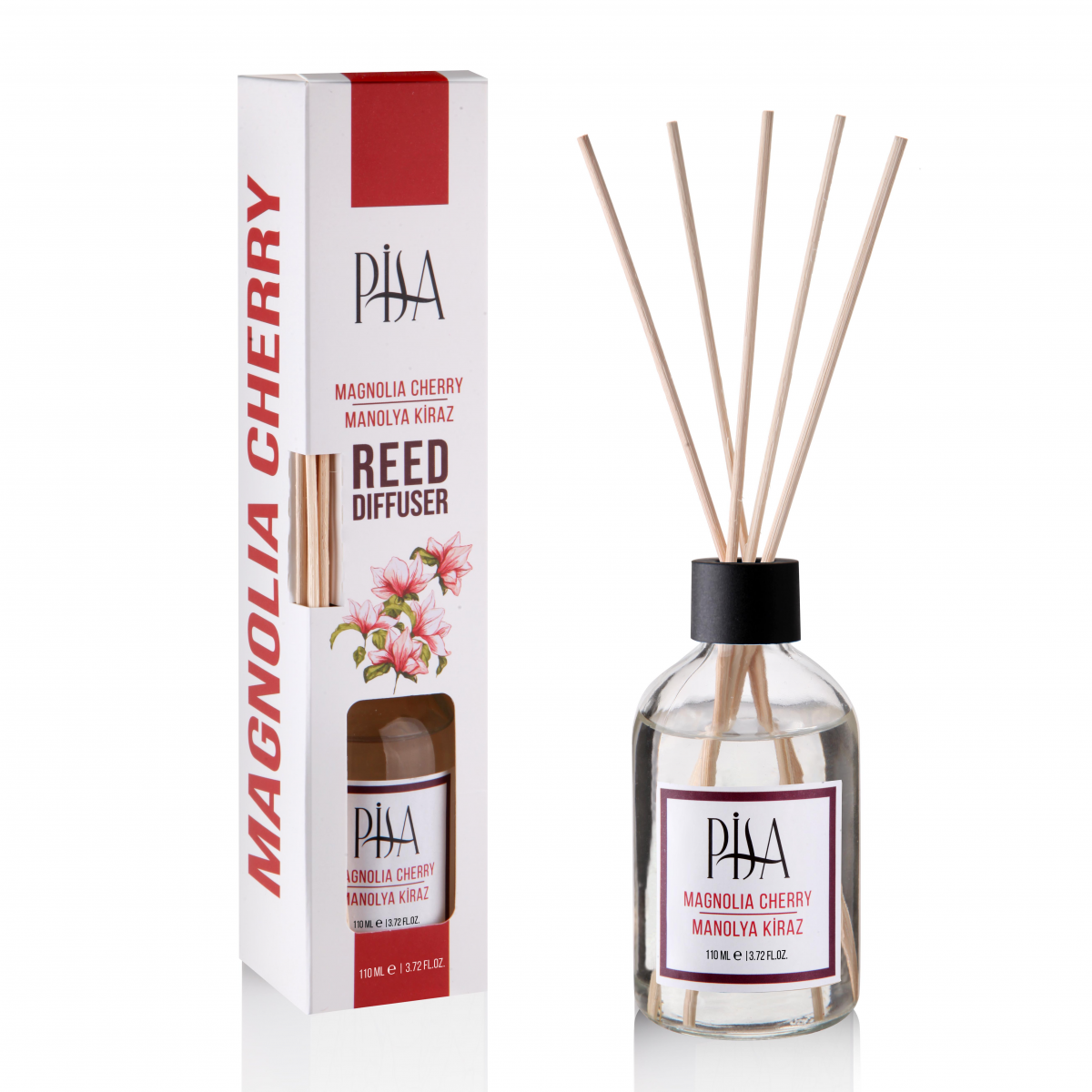 ODA KOKUSU PİSA MAGNOLIA CHERRY REED DIFFUSER 110 ML (MANOLYA KİRAZI) *24