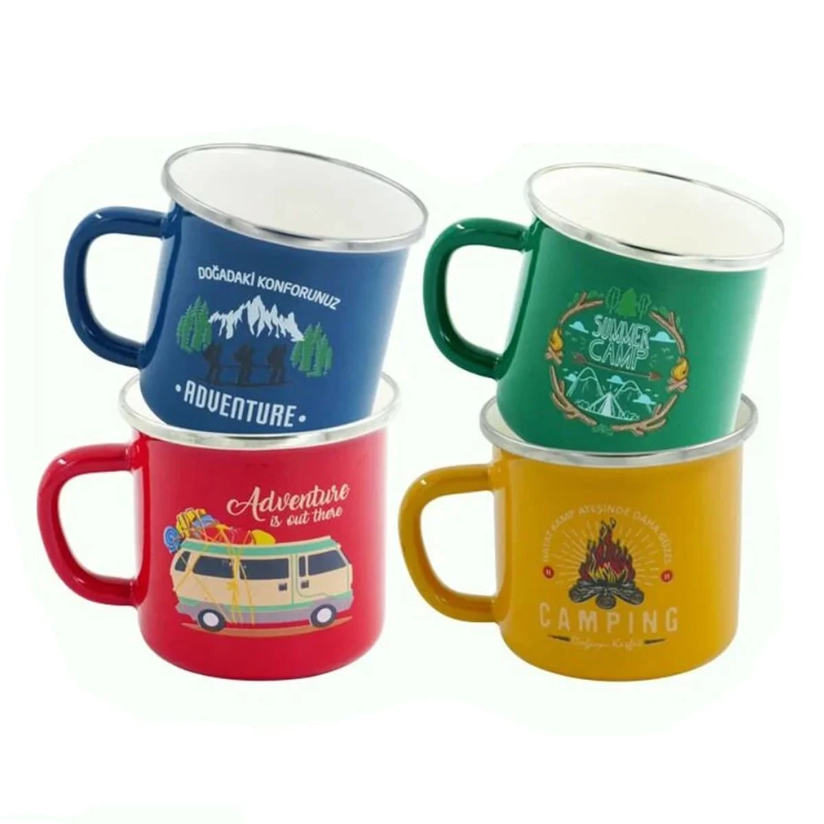 ORCAMP RETRO EMAYE BARDAK KIRMIZI 330 CC OUT-1900 *16 ORCAMP RETRO EMAYE BARDAK KIRMIZI 330 CC OUT-1900 *16