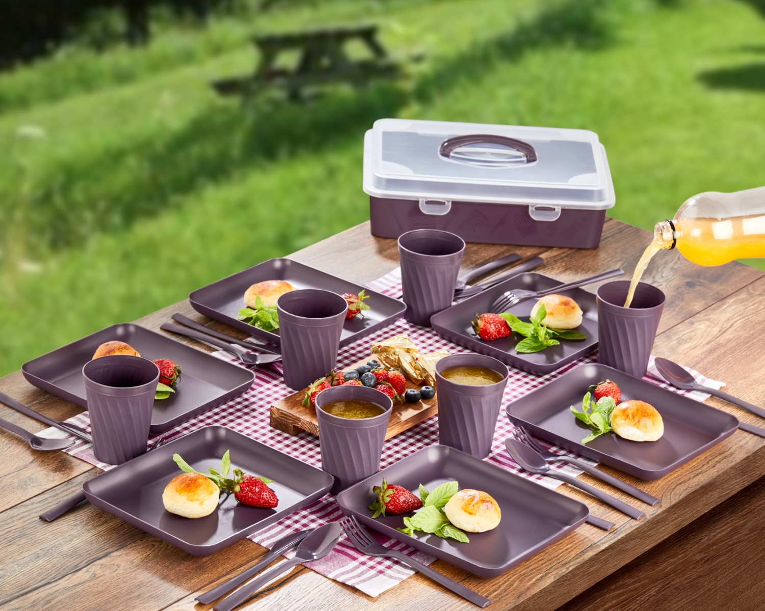 PİKNİK SETİ 32 PARÇA *8 PİKNİK SETİ 32 PARÇA *8