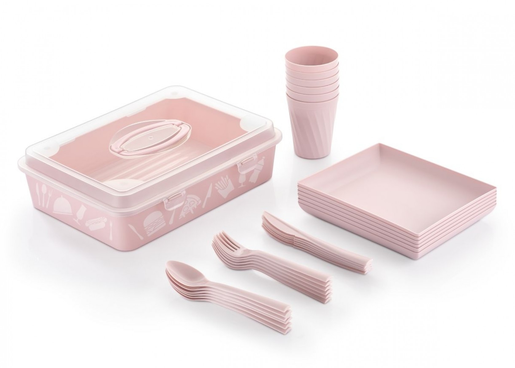 PİKNİK SETİ 32 PARÇA *8 PİKNİK SETİ 32 PARÇA *8