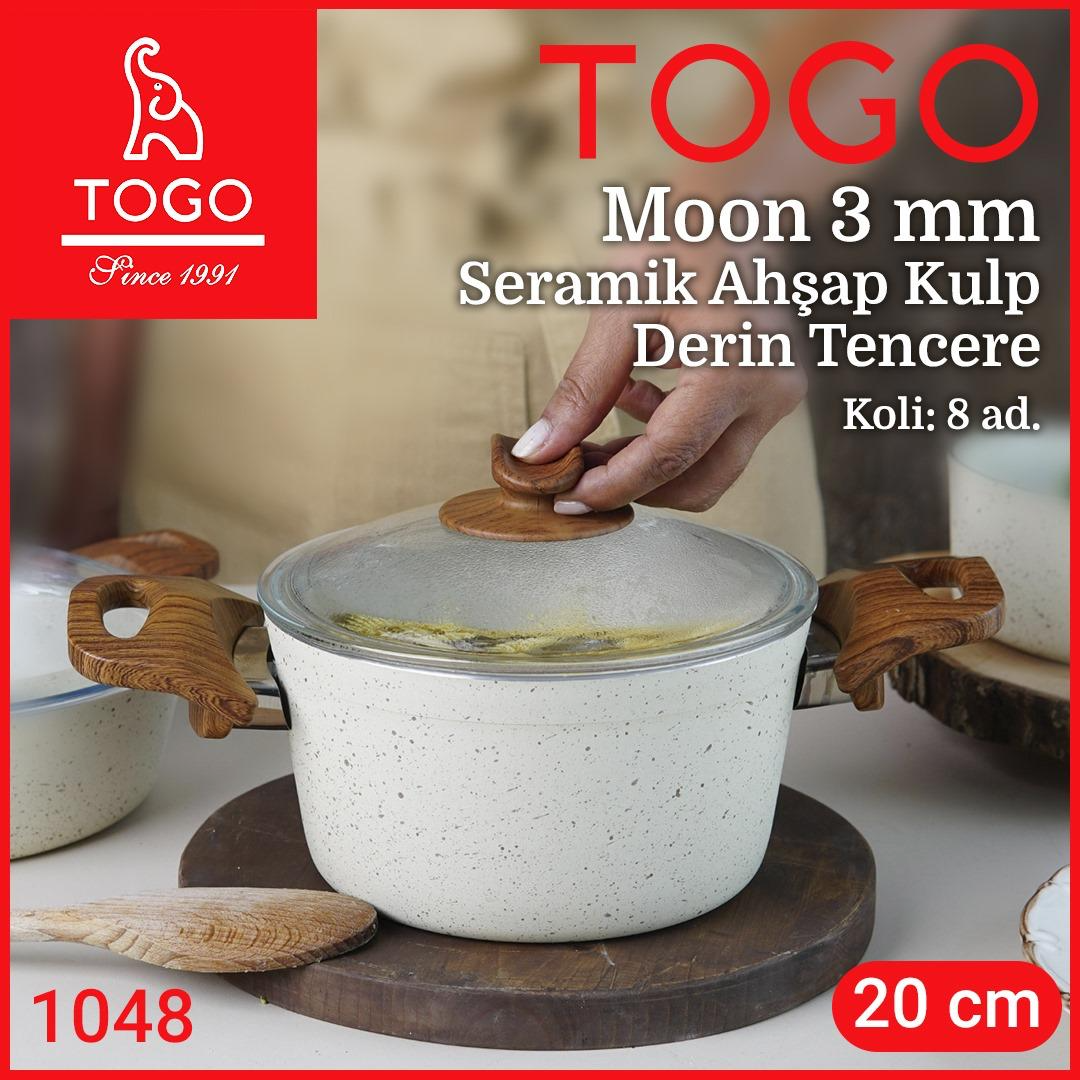 TOGO-AS MOON 20CM 3MM ULTRA GRANİT DRN AHŞAP KULP *6