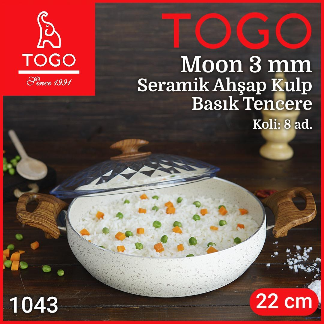 TOGO-AS MOON 22CM 3MM ULTRA GRANİT BSK AHŞAP KULP *8