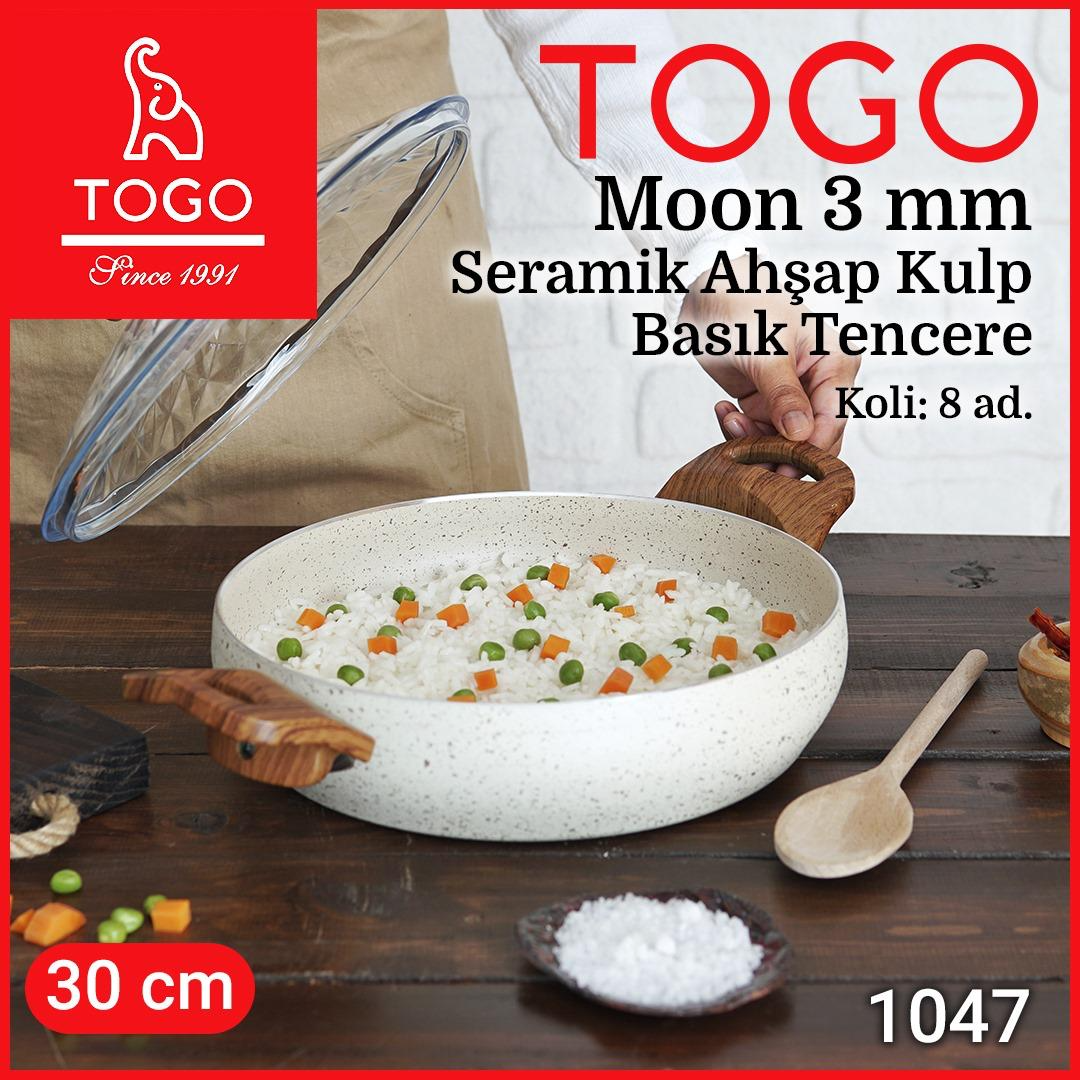 TOGO-AS MOON 30CM 3MM ULTRA GRANİT BSK AHŞAP KULP *6