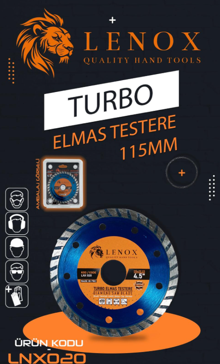 TURBO ELMAS TESTERE 115 MM *200