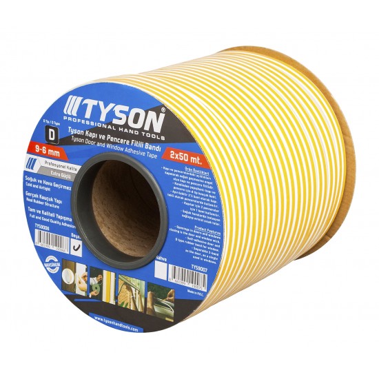 TYSON KAPI VE PENCERE FİTİL BANDI BEYAZ *8