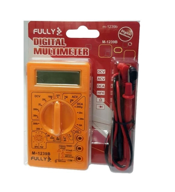 ULBAY DİJİTAL MULTİMETRE PVC BUZZERLI *60