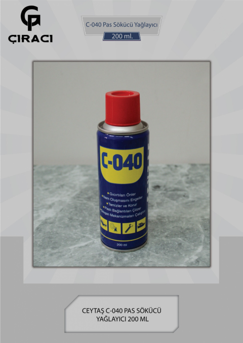 PAS SÖKÜCÜ C-040 200ML *30