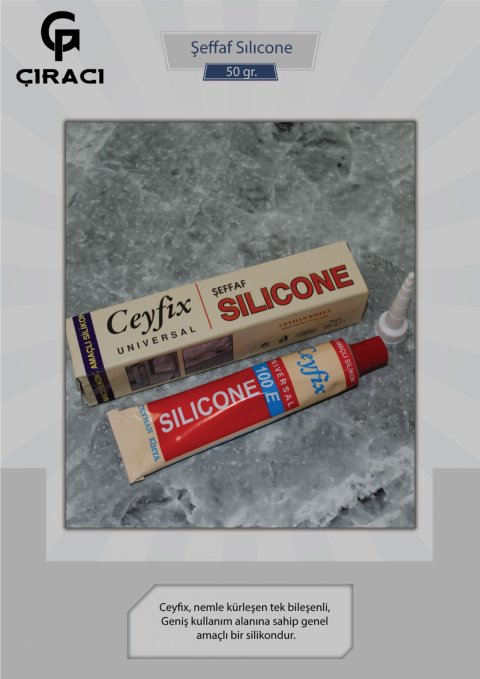 1- ŞEFFAF SİLİCONE 50GR *36
