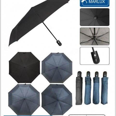 1. SINIF YARIM OTOMATİK RÜZGAR KORUMALI PONÇİ KUMAŞ 8 TEL *60