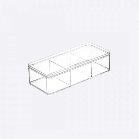 21 cm Kapaklı Blok Organizer(3 Bölmeli) *12