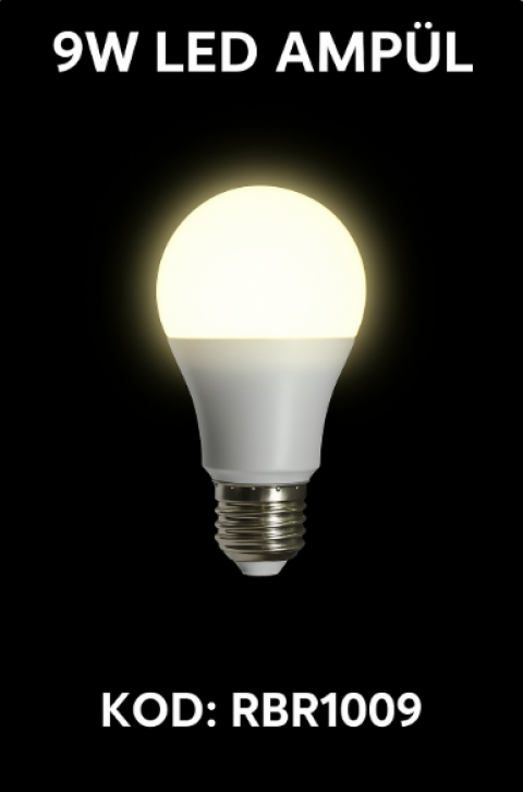 9W LED AMPÜL*200