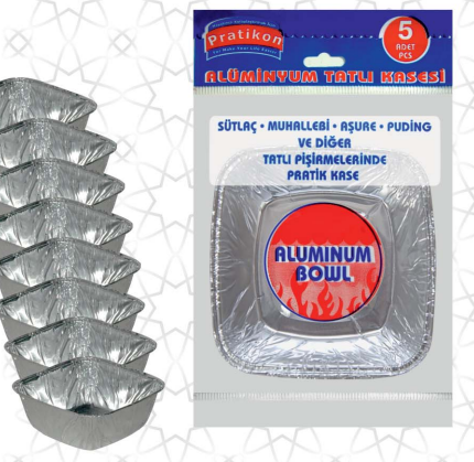 ALÜMİNYUM TATLI KASE *50