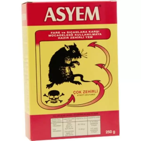 ASYEM FARE ZEHİRİ YENİ ÜRETİM 250 GR 12Lİ PAKET *108