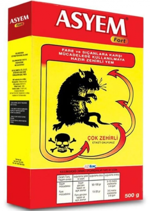 ASYEM FARE ZEHİRİ YENİ ÜRETİM 500 GR *50
