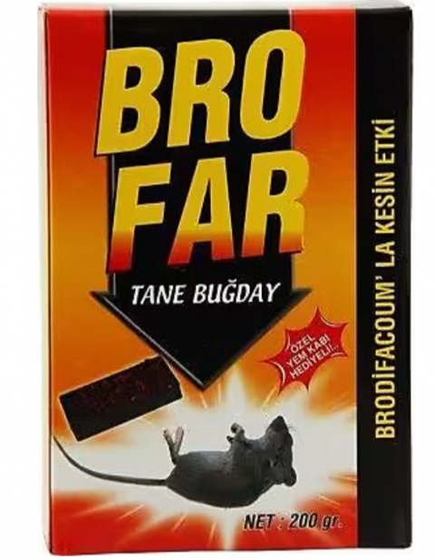 BROFAR BUĞDAY TANE FARE ZEHİRİ 200 GR *100