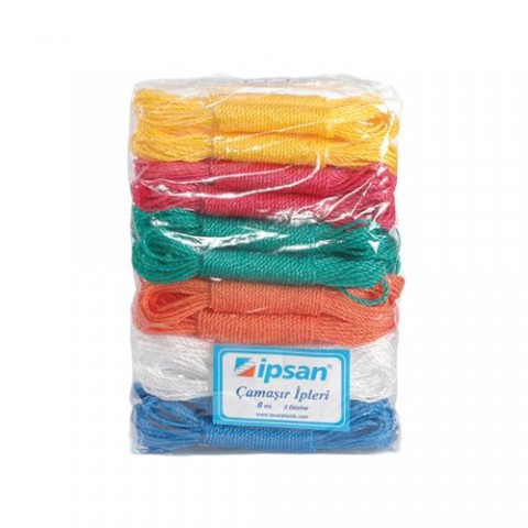 ÇAMAŞIR İPİ İNCE 3mm X 8 Mt *20 DZ