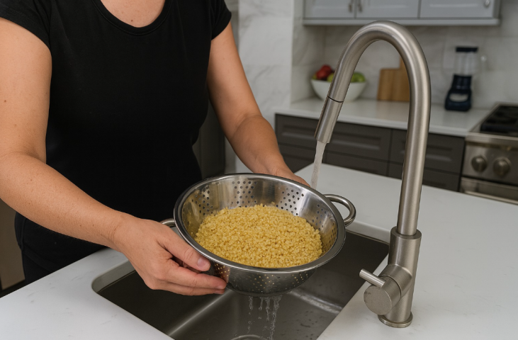 ÇELİK SÜZGEÇ KULPLU 24 CM -1 *100