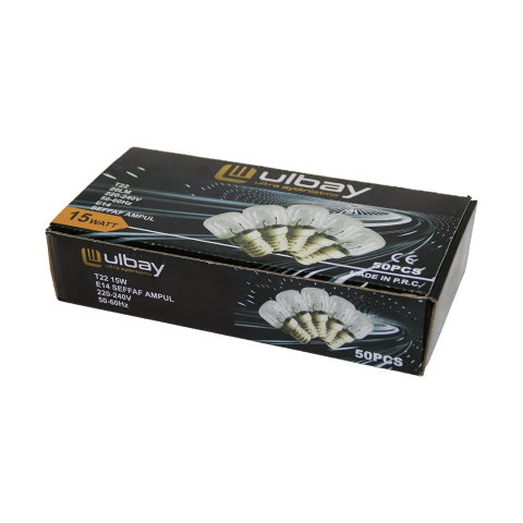 FIRIN AMPULÜ T22 15 W *50/1000