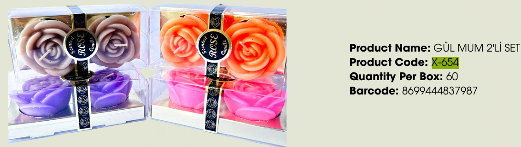 GUL MUM 2Lİ SET *60