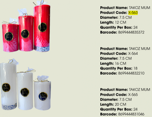 JUMBO MUM 7,5*16CM ORTA BOY *18